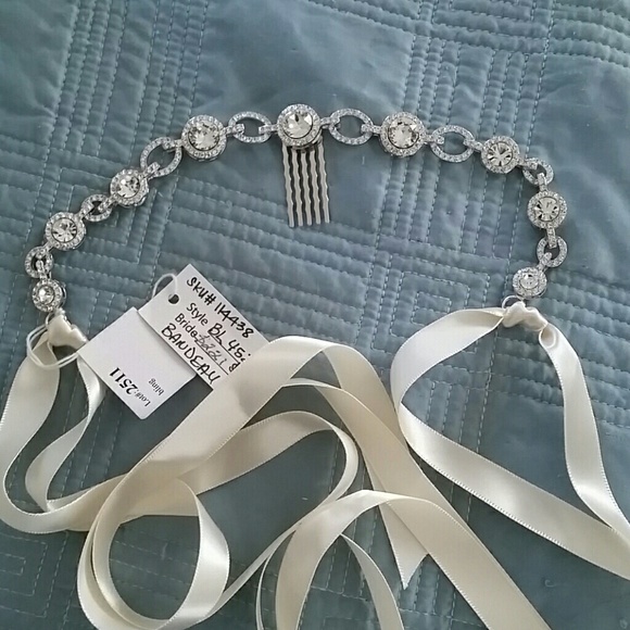 Bridal Jeweled Headpiece - Picture 1 of 6